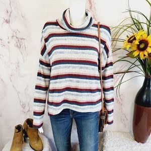 Anthropologie Saturday Sunday super soft stripe sweater